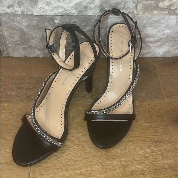 Adrienne Vittadini Glow 4 Black Womens Heels  SIZE 6.5 NWT - Picture 1 of 5